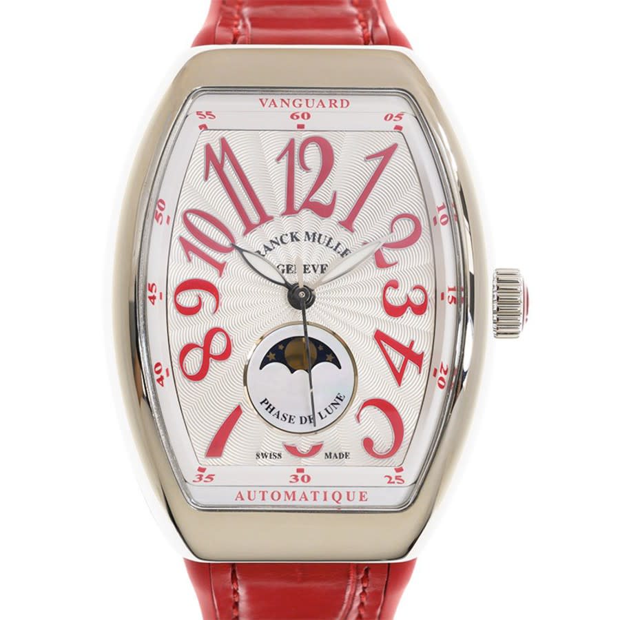 Pre-owned Franck Muller Vanguard Automatic White Dial Ladies Watch V32SCATFOLACRG 4795$