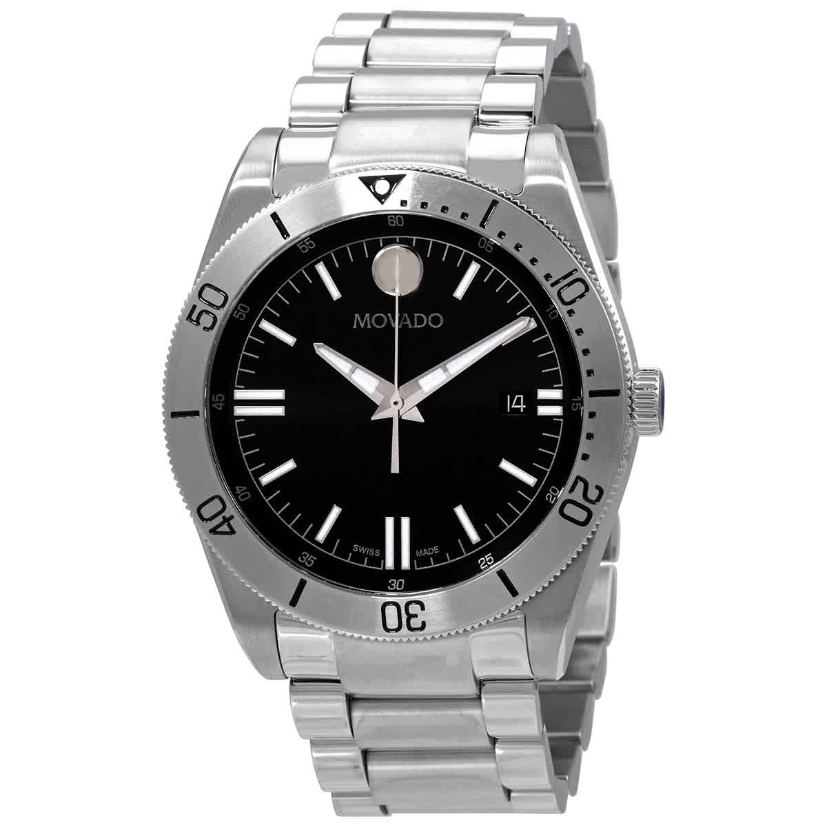 Movado Sport Quartz Black Dial Mens Watch 0607435 339$