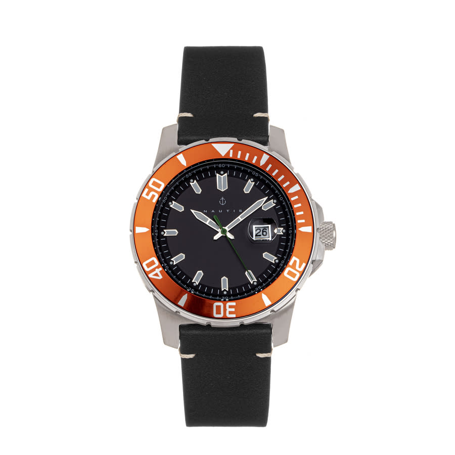 Nautis Dive Pro 200 Quartz Black Dial Mens Watch GL1909-H