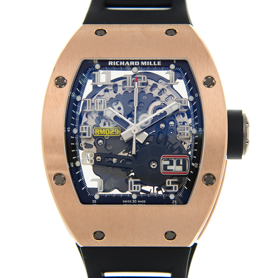 Richard Mille RM029 Automatic Black Dial Watch RM029-RG