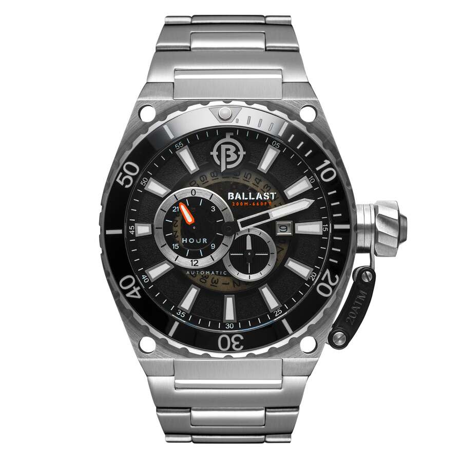 Ballast Valiant GMT Automatic Black Dial Mens Watch BL-3143-22