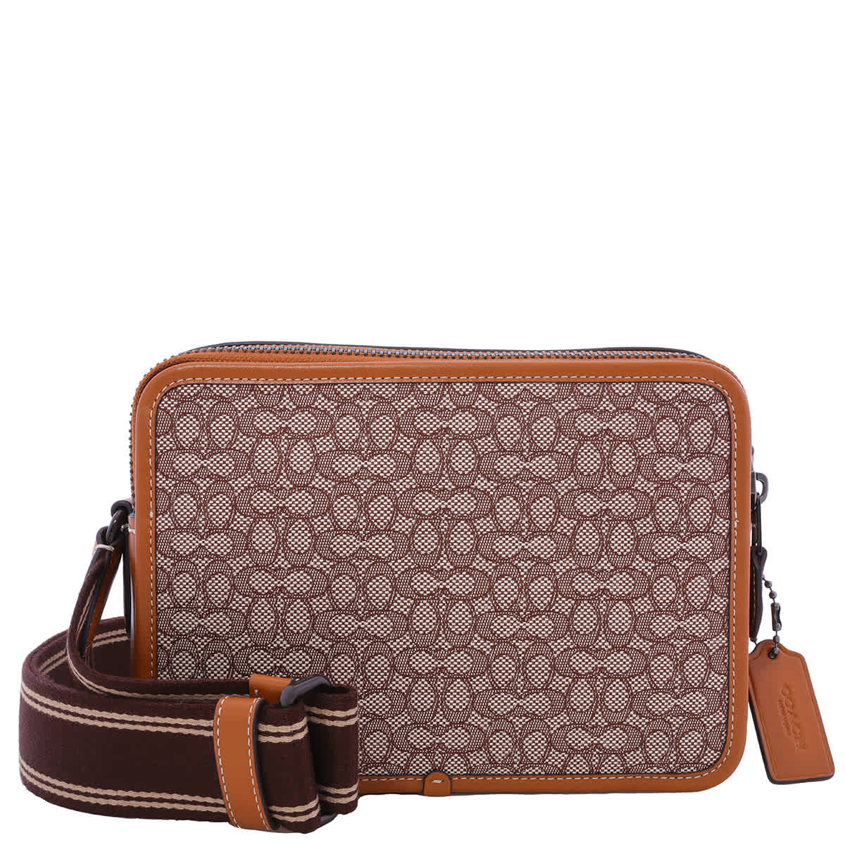 Coach Micro Signature Jacquard Charter Crossbody Bag CM383
