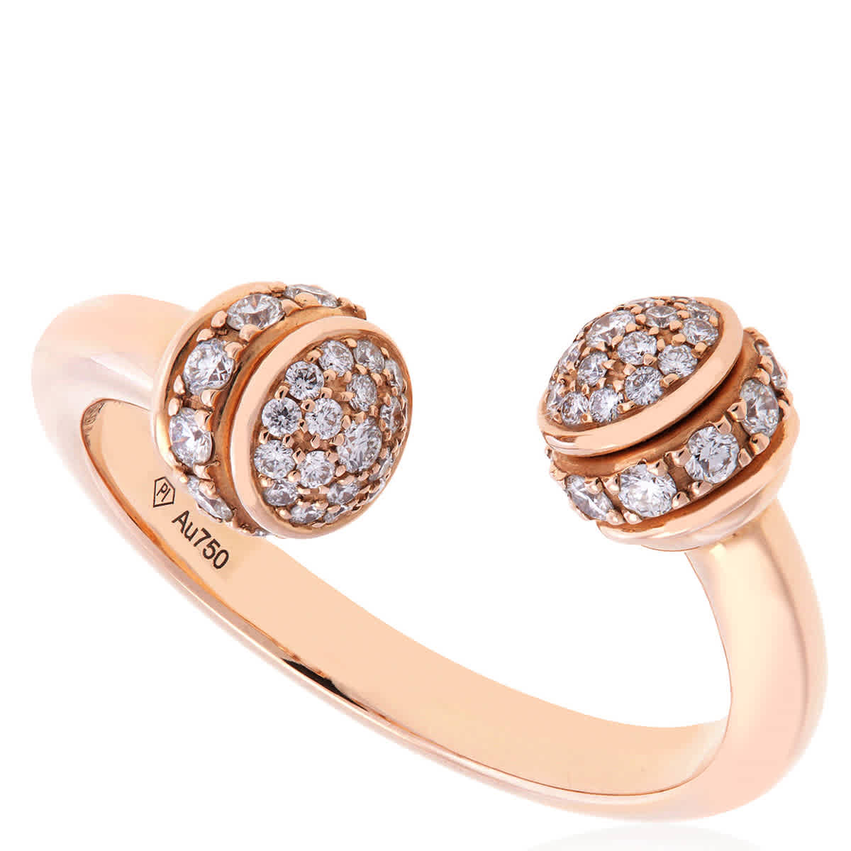 Piaget Possession 18K Rose Gold Open Ring Size 52 3498$