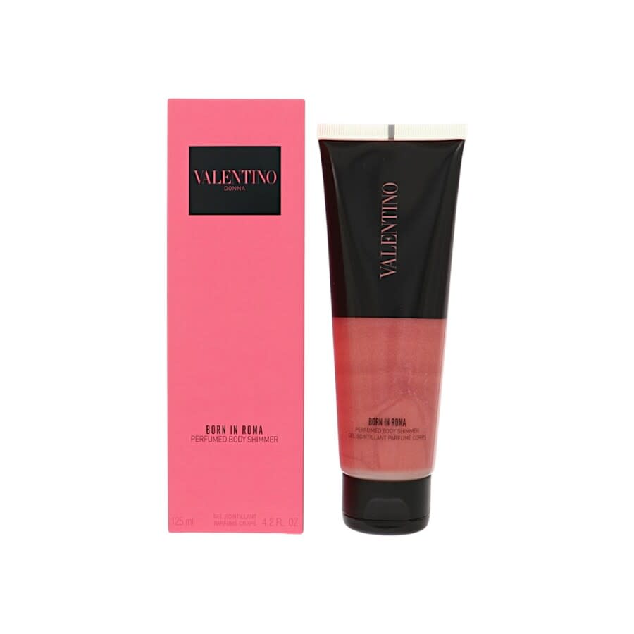 Valentino Ladies Born In Roma Body Shimmer Lotion 4.2 Bath & Body 3614274484960