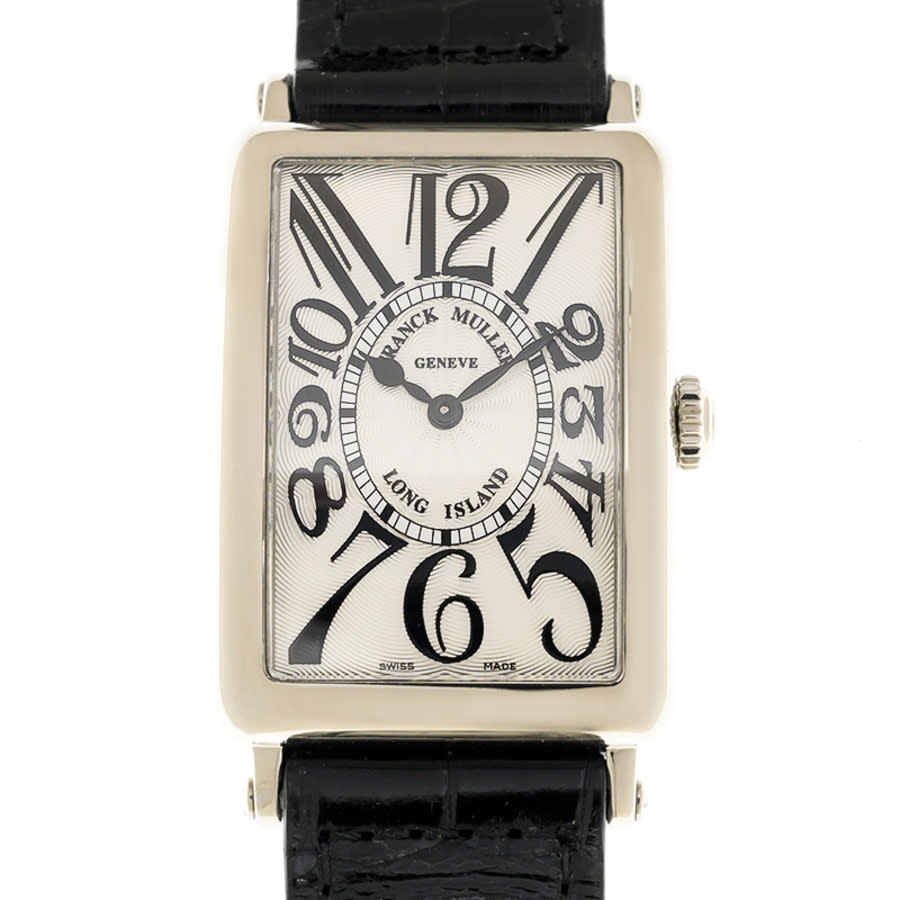 Pre-owned Franck Muller Long Island White Dial Unisex Watch 952QZAC-BKSTRAP 3068$