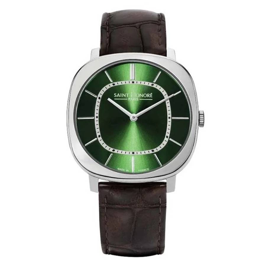 Saint Honore Paris Auteuil Quartz Green Dial Mens Watch H SH AT826074 1VIN