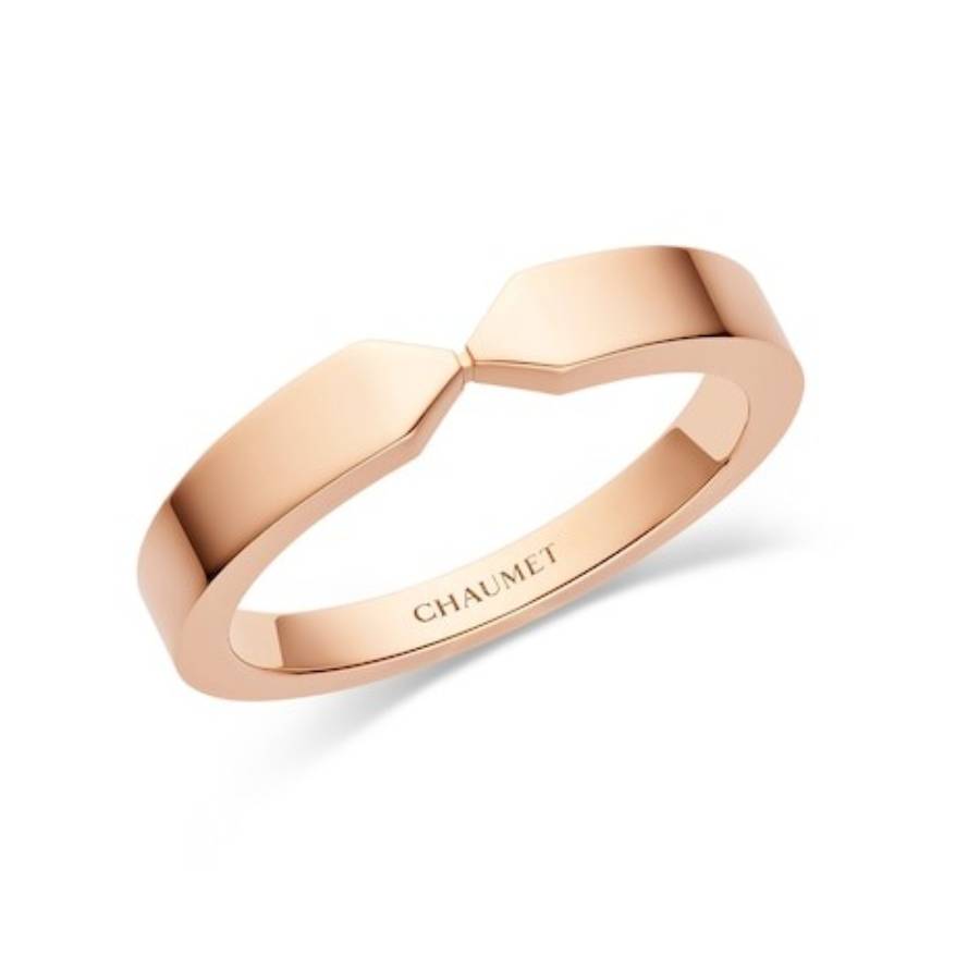 Chaumet 18k Rose Gold Triomphe De Chaumet Wedding Band Size 48 808$