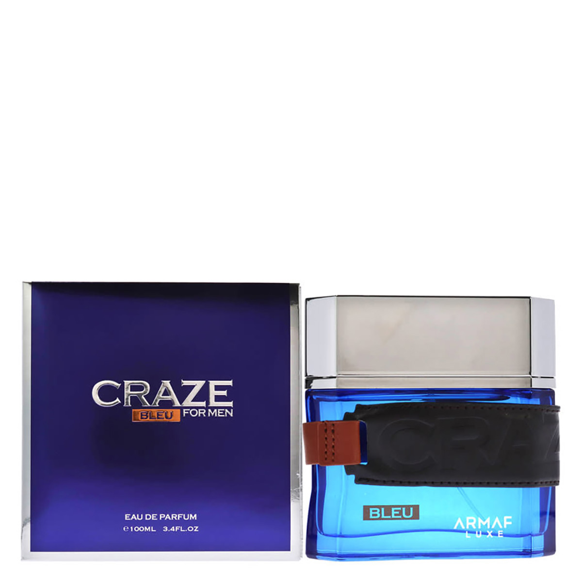 Armaf Mens Craze Bleu EDP Spray 34 oz Fragrances 6294015104240 27$