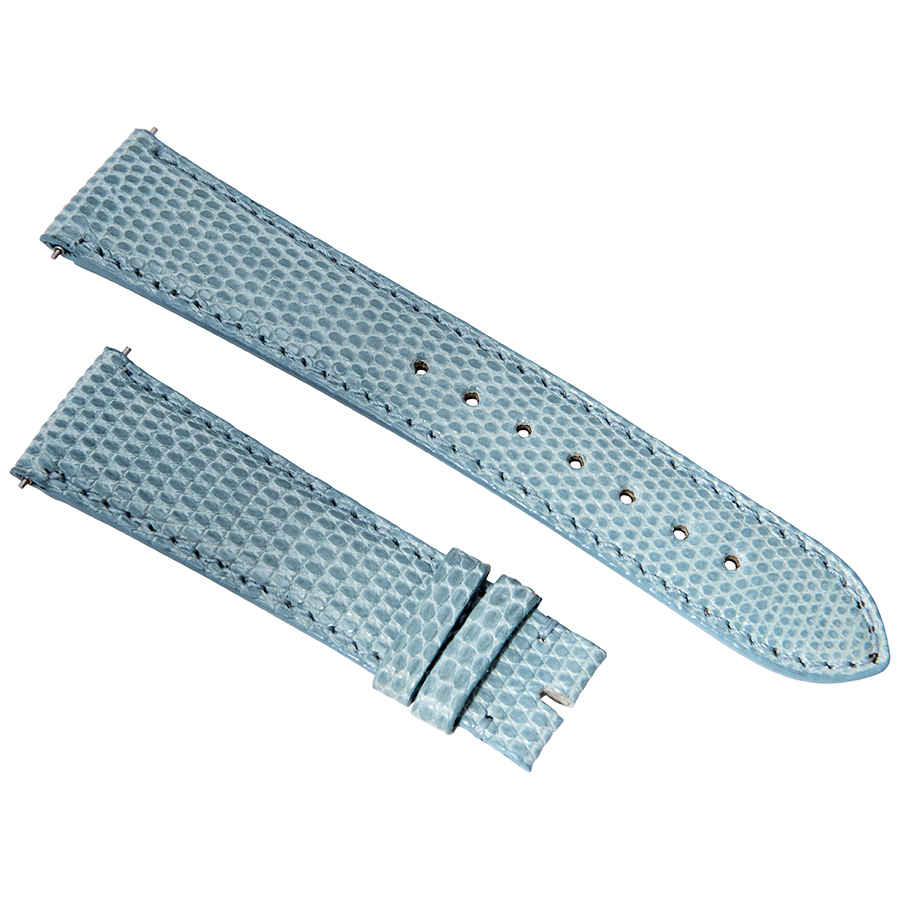 Hadley Roma Shiny Sky Blue Lizard Leather Strap