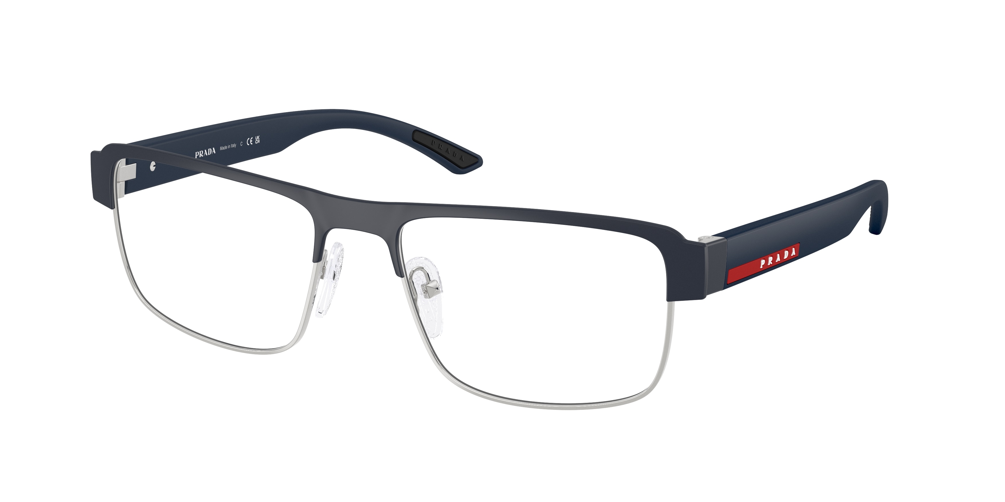 Prada Linea Rossa Demo Rectangular Mens Eyeglasses PS 51RV TFY1O1 54