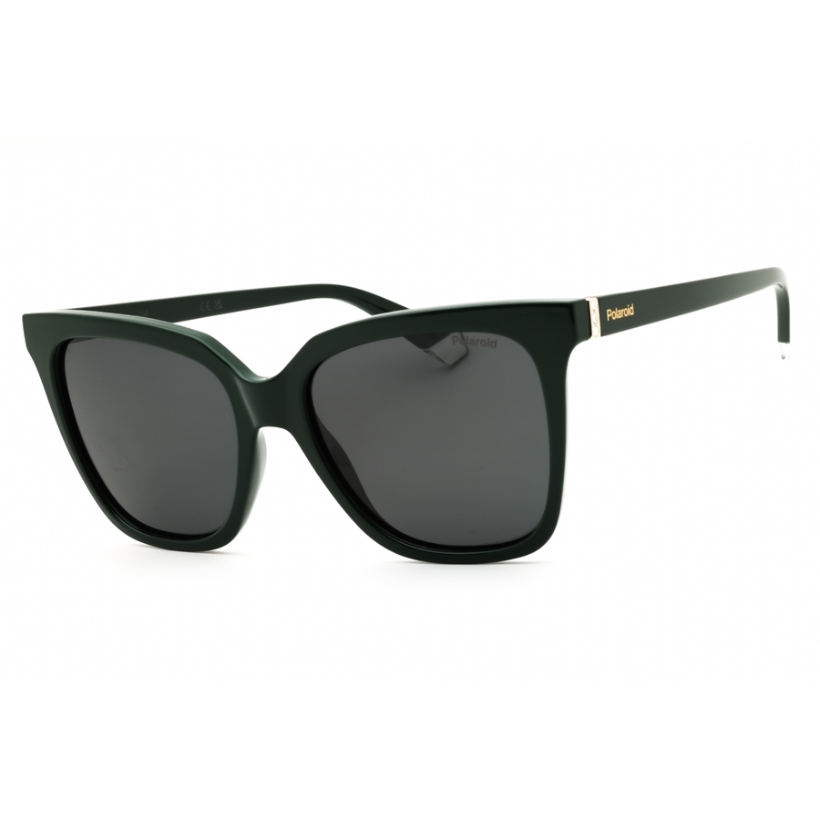 Polaroid Polarized Grey Square Ladies Sunglasses PLD 4155/S/X 01ED/M9 55