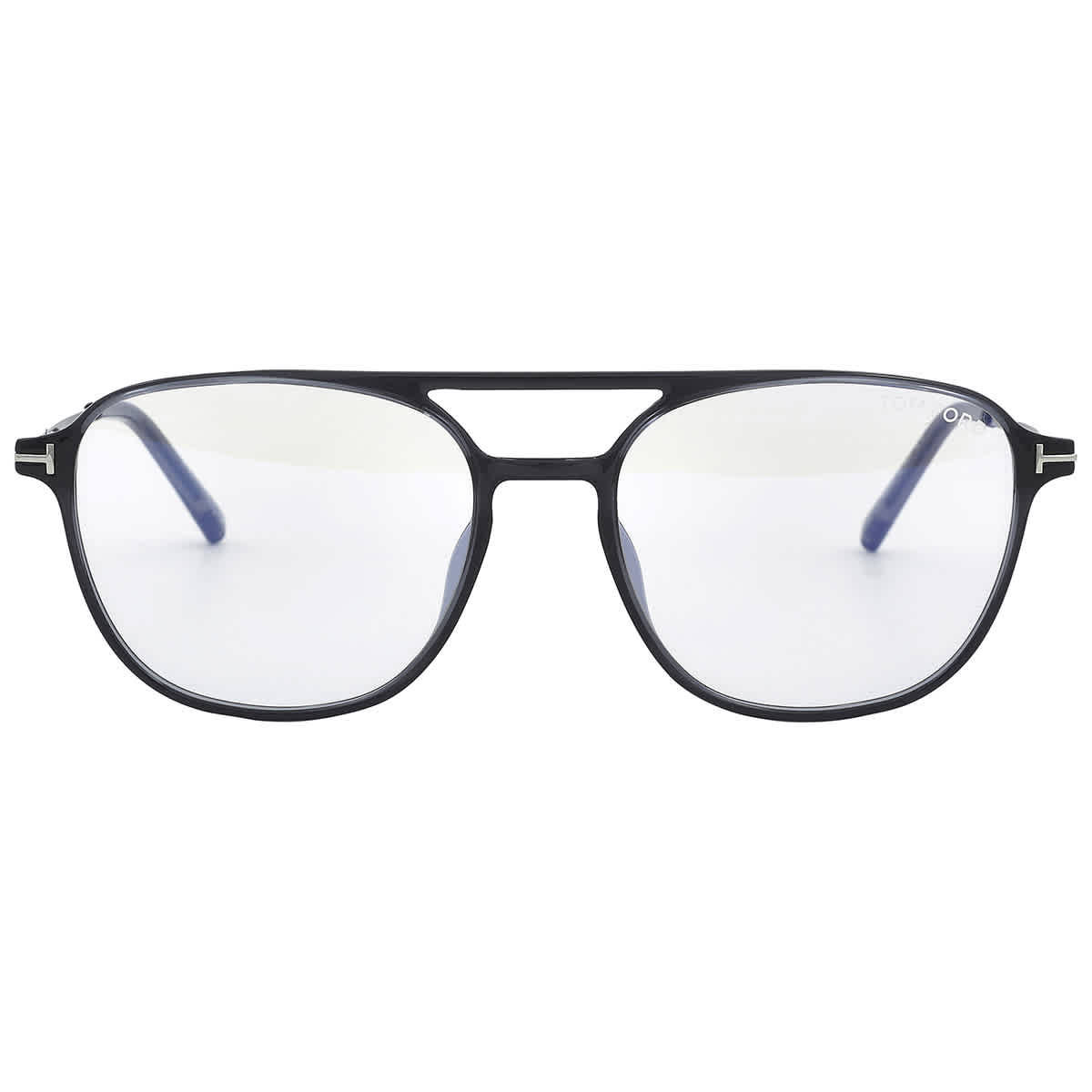Tom Ford FT5874-B 020 Blue-Light Block Men's Glasses Grey Size 54 - Free Lenses - Blue Light Block Available