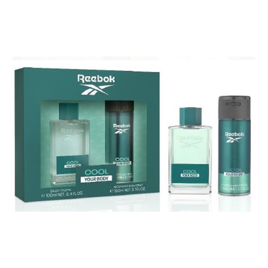 Reebok Mens Cool Your Body 2 oz Gift Set Fragrances 8436581946277 17$