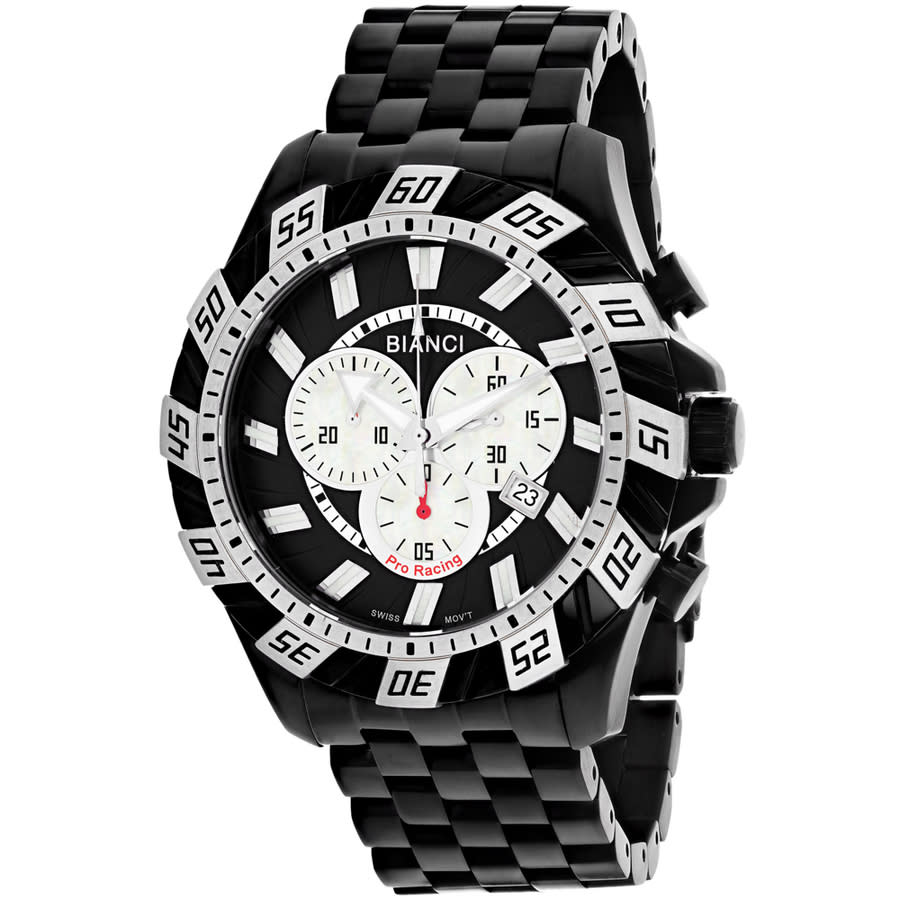 Roberto Bianci Valentino Chronograph Quartz Black Dial Mens Watch RB70603 208$
