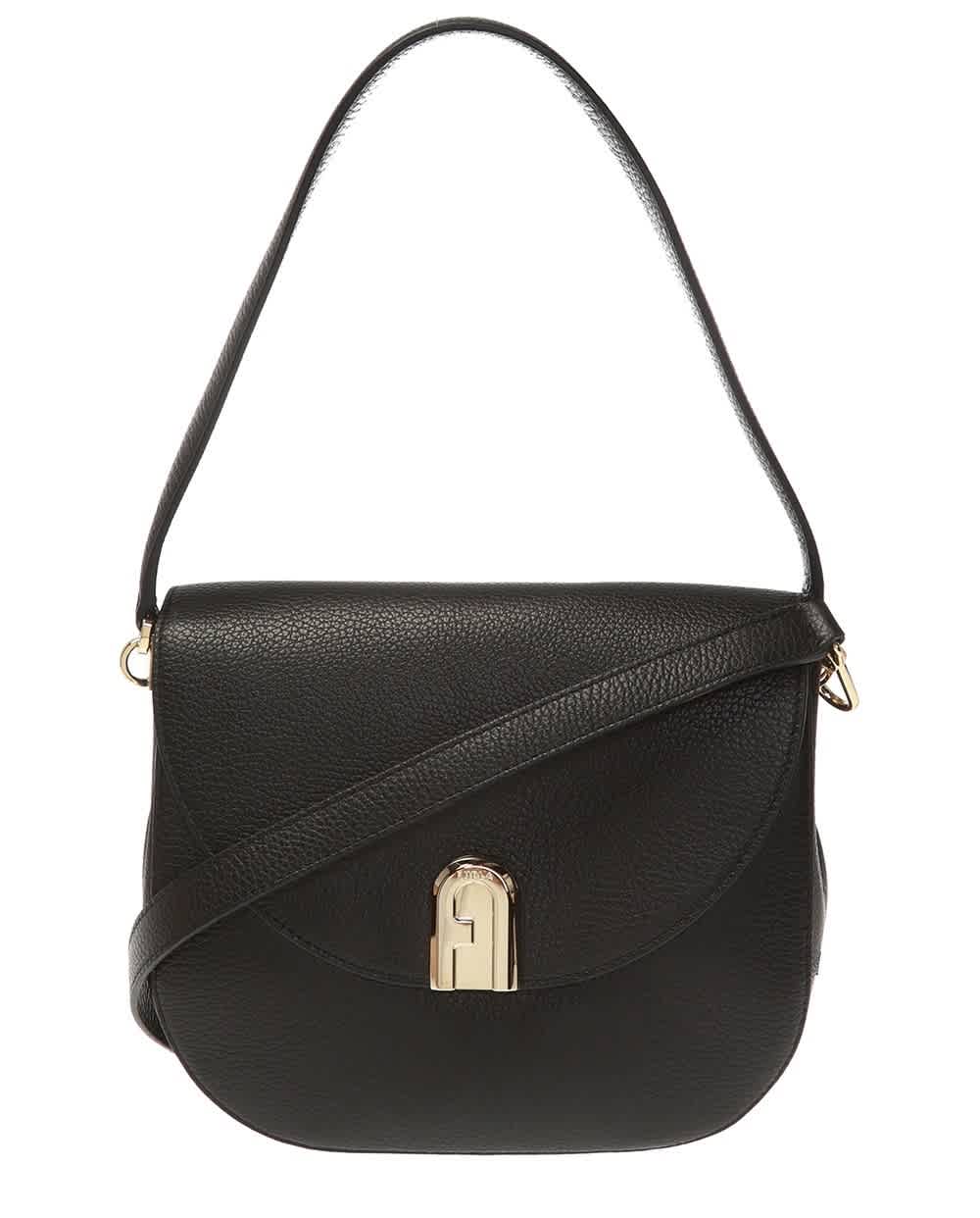 Furla Ladies Sleek Mini Crossbody Bag In Black 1045003-BZJ6-HSF-O60 ...