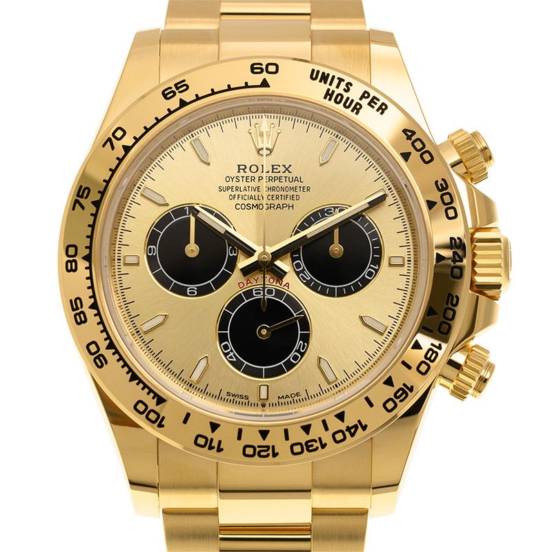 Rolex Cosmograph Daytona Chronograph Automatic Chronometer Gold Dial Mens Watch 1265080006