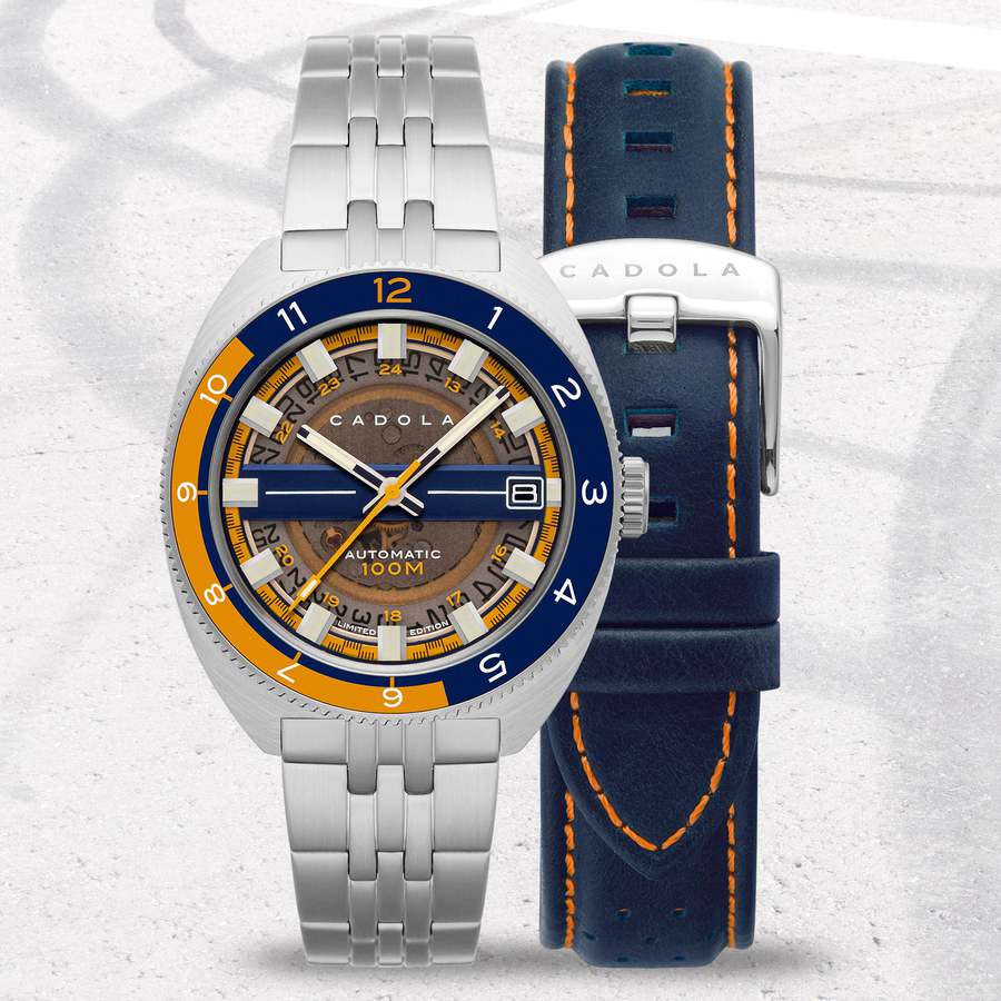 Cadola 1977 Automatic Blue Dial Mens Watch CD-1024-11 190$