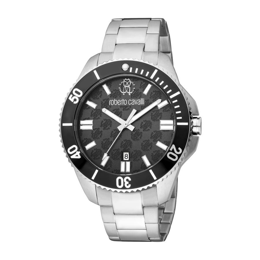 Roberto Cavalli Fashion Watch Quartz Black Dial Mens Watch RC5G013M0085