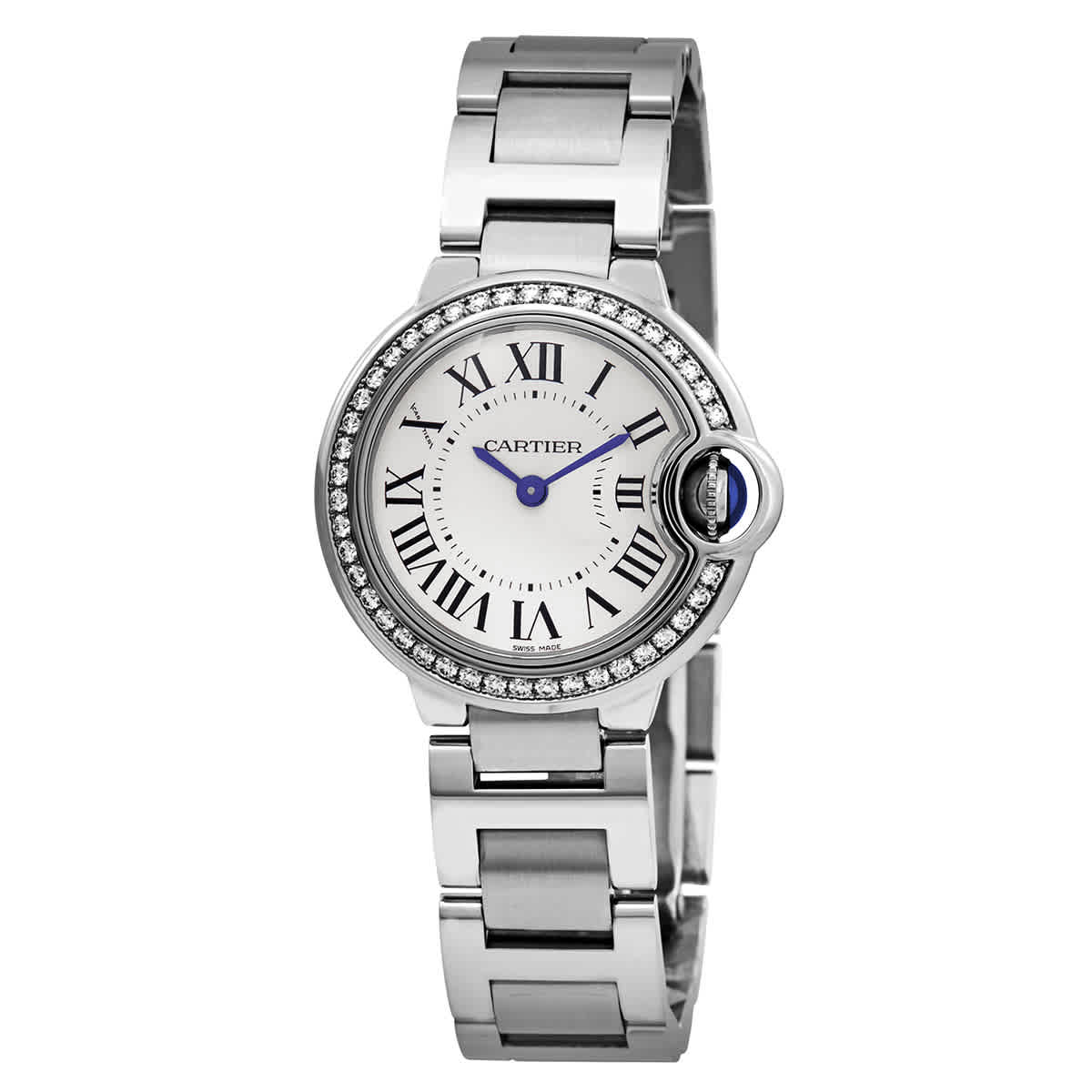 Cartier Ballon Bleu Diamond Ladies 28 mm Watch W4BB0015