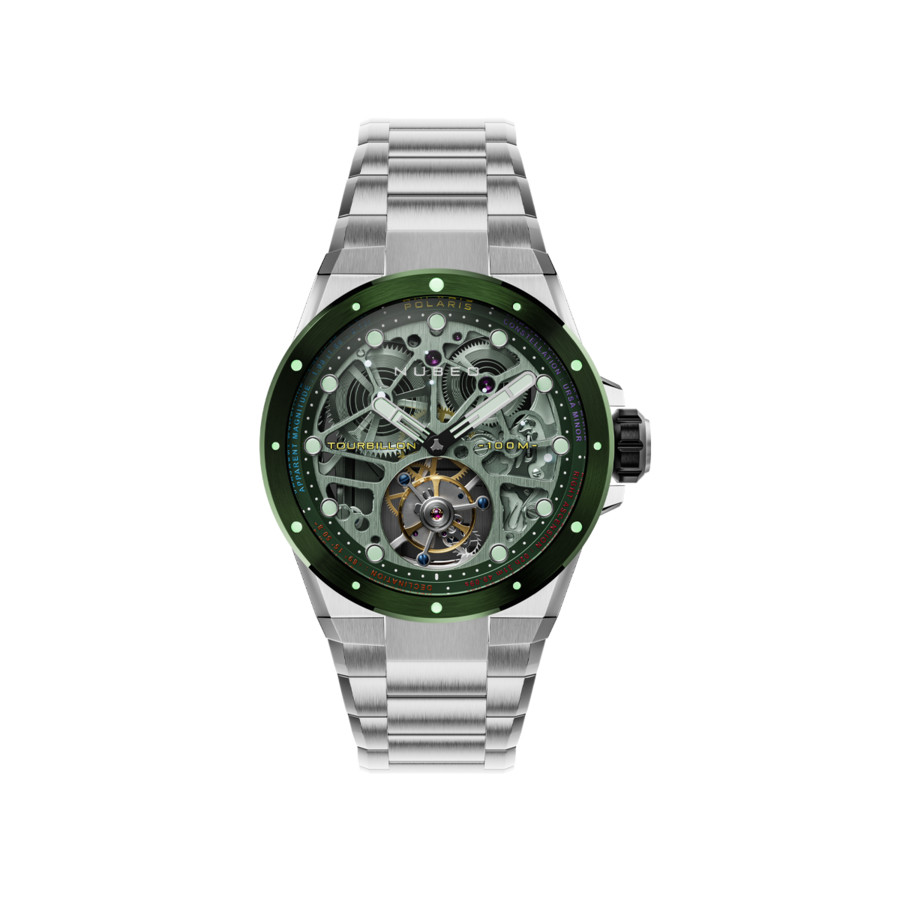Nubeo Polaris Green Dial Mens Watch NB-6109-55 1199$