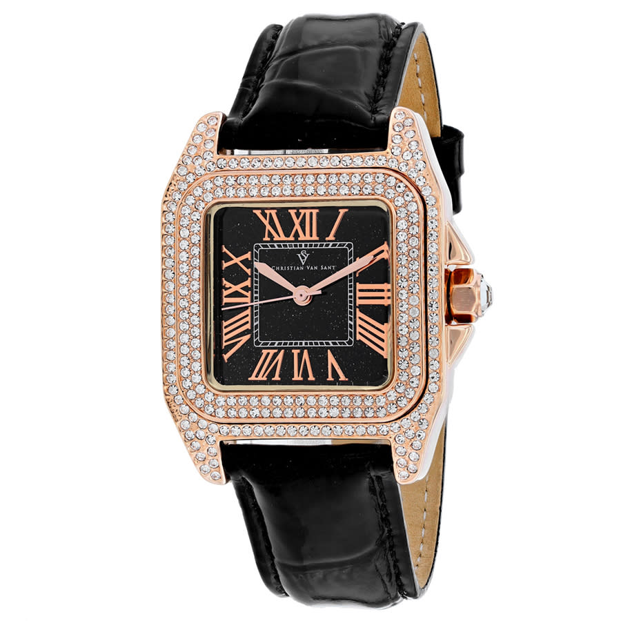 Christian Van Sant Radieuse Quartz Black Dial Ladies Watch CV4425 278$