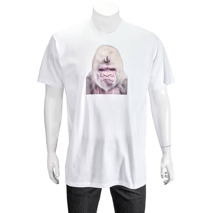 mens white burberry t shirt