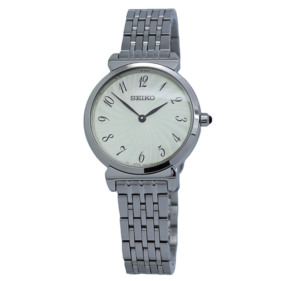 Seiko Classic Quartz Champagne Dial Ladies Watch Sfq801p1 | ModeSens