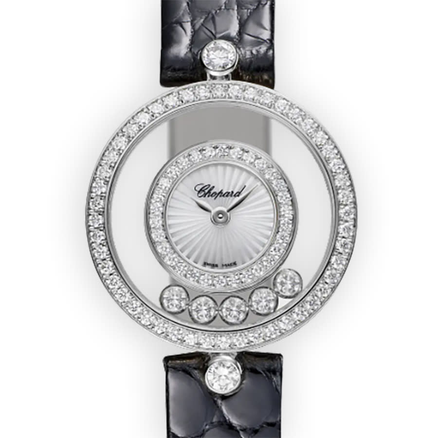 Chopard Happy Diamonds Quartz White Dial Ladies Watch 203957-1214 9795$