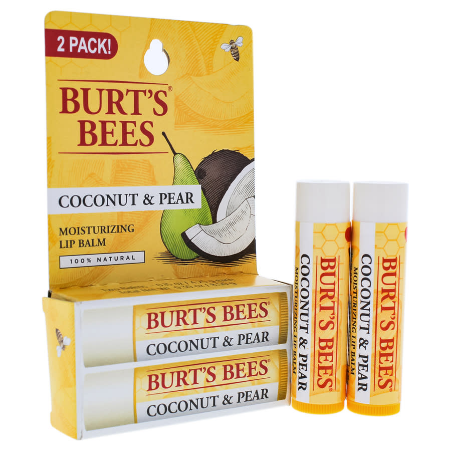 Burts Bees Coconut and Pear Moisturizing Lip Balm Twin Pack 015 oz Skin Care 792850896987 14$