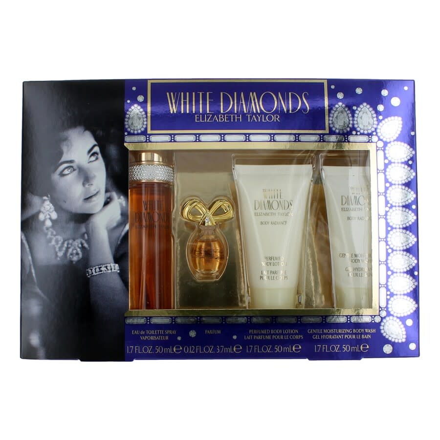 Elizabeth Taylor Ladies White Diamonds Gift Set Fragrances 719346698597 30$