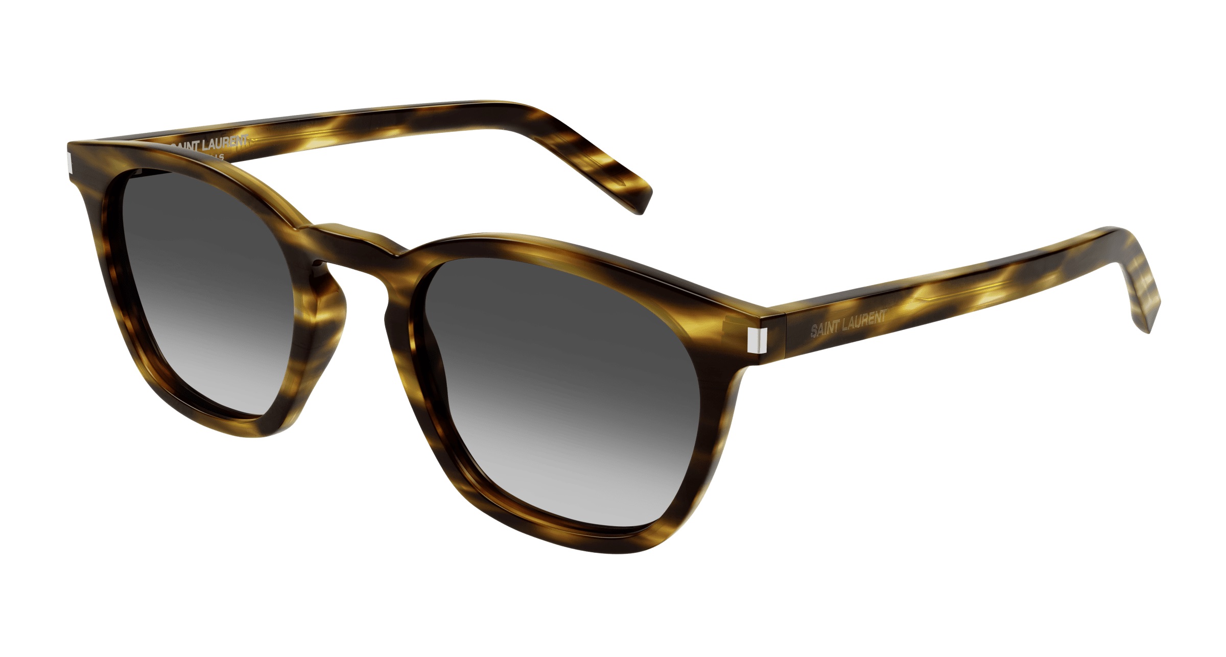 Saint Laurent Grey Square Unisex Sunglasses SL 28 045 49