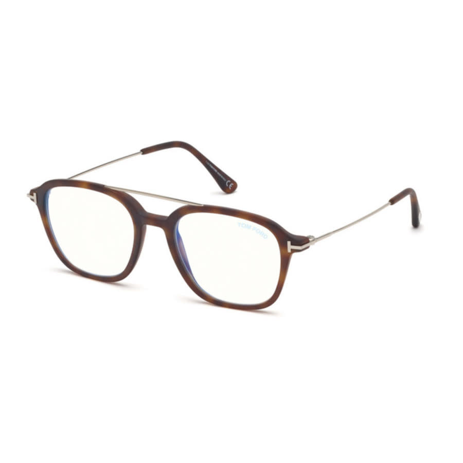 Tom Ford Unisex Black Rectangular Eyeglass Frames FT5610-B 056