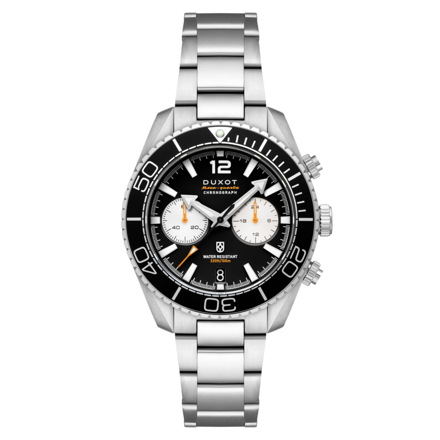 Duxot Tiburon Chronograph Quartz Black Dial Mens Watch DX-2062-33