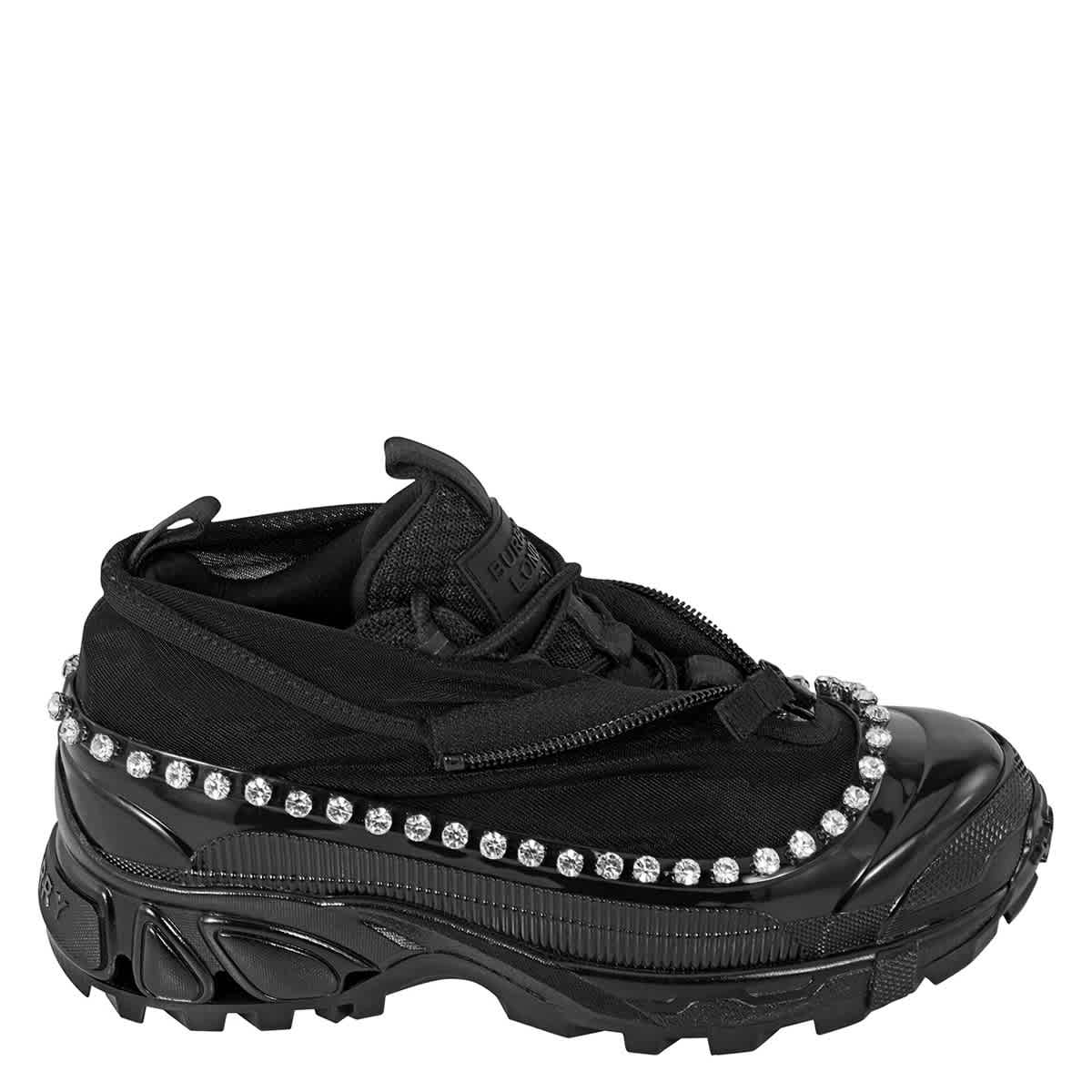 Black burberry shoes hot sale