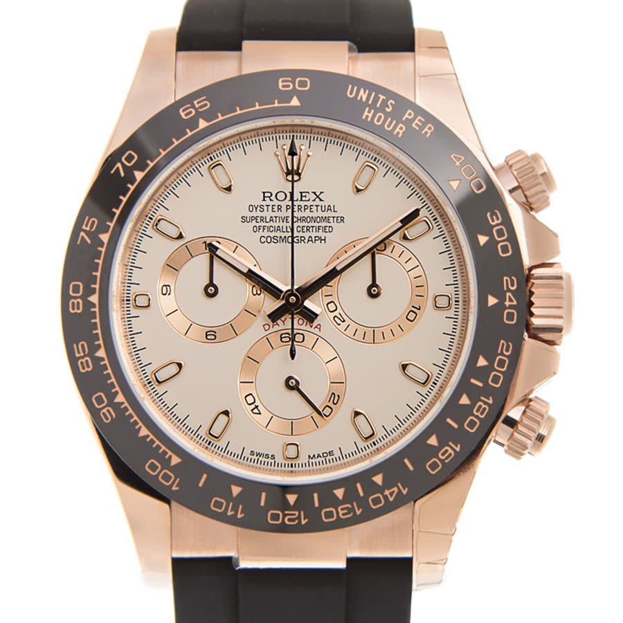 Rolex Cosmograph Daytona Chronograph Automatic Chronometer White Dial Mens Watch 116515LNIR