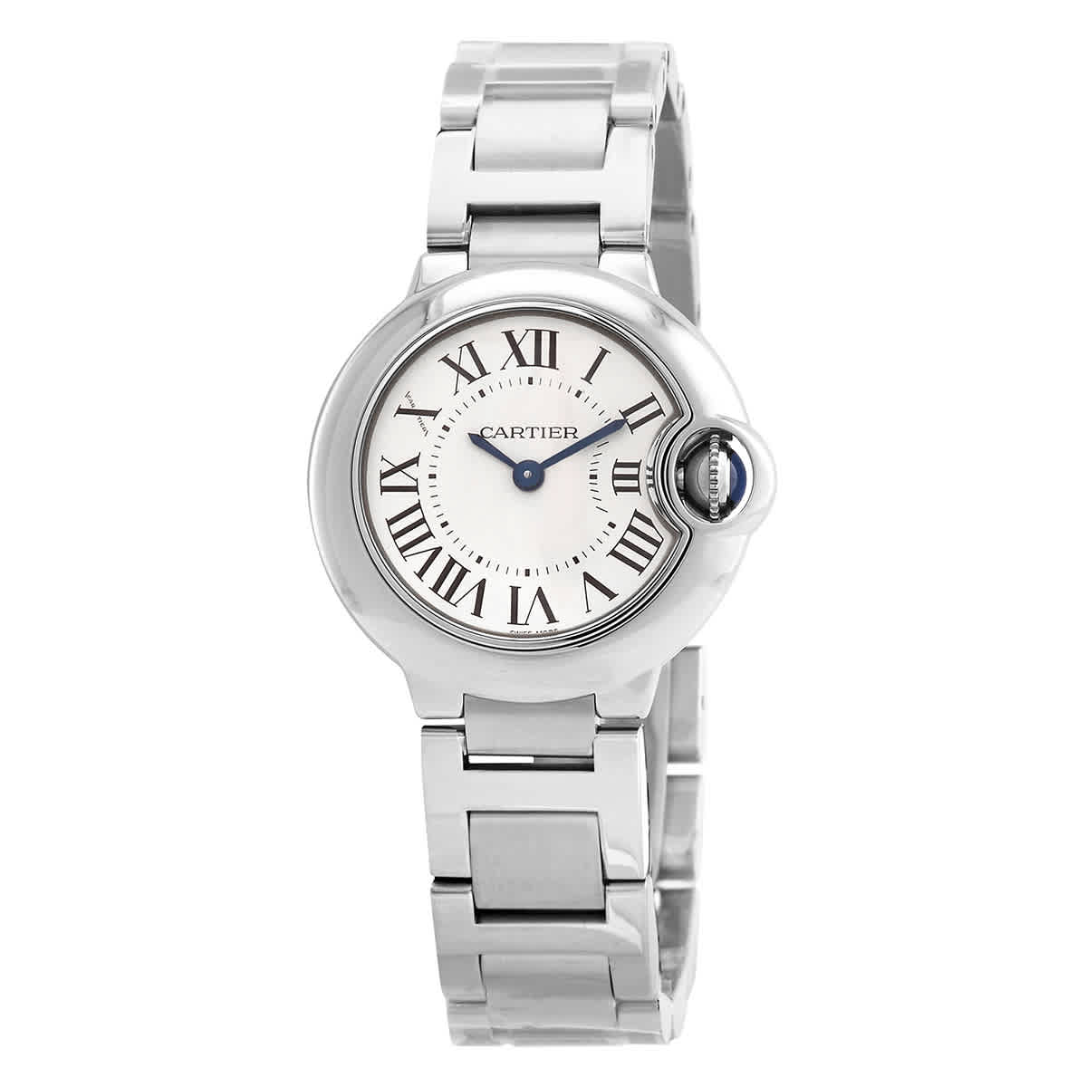 Cartier Ballon Bleu Quartz Silver Dial Ladies Watch WSBB0067