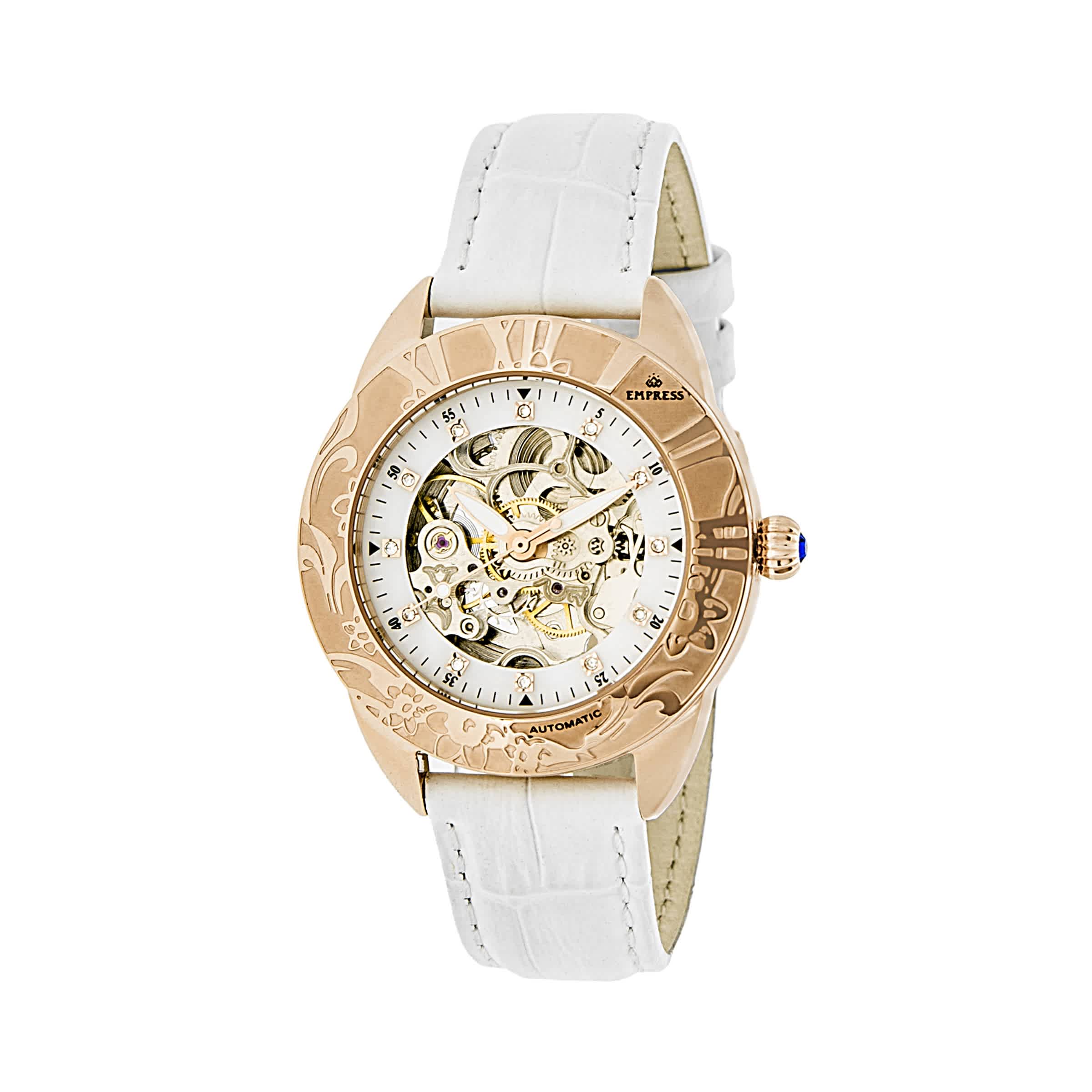 Empress Godiva Automatic White Dial Ladies Watch EMPEM1106 715$