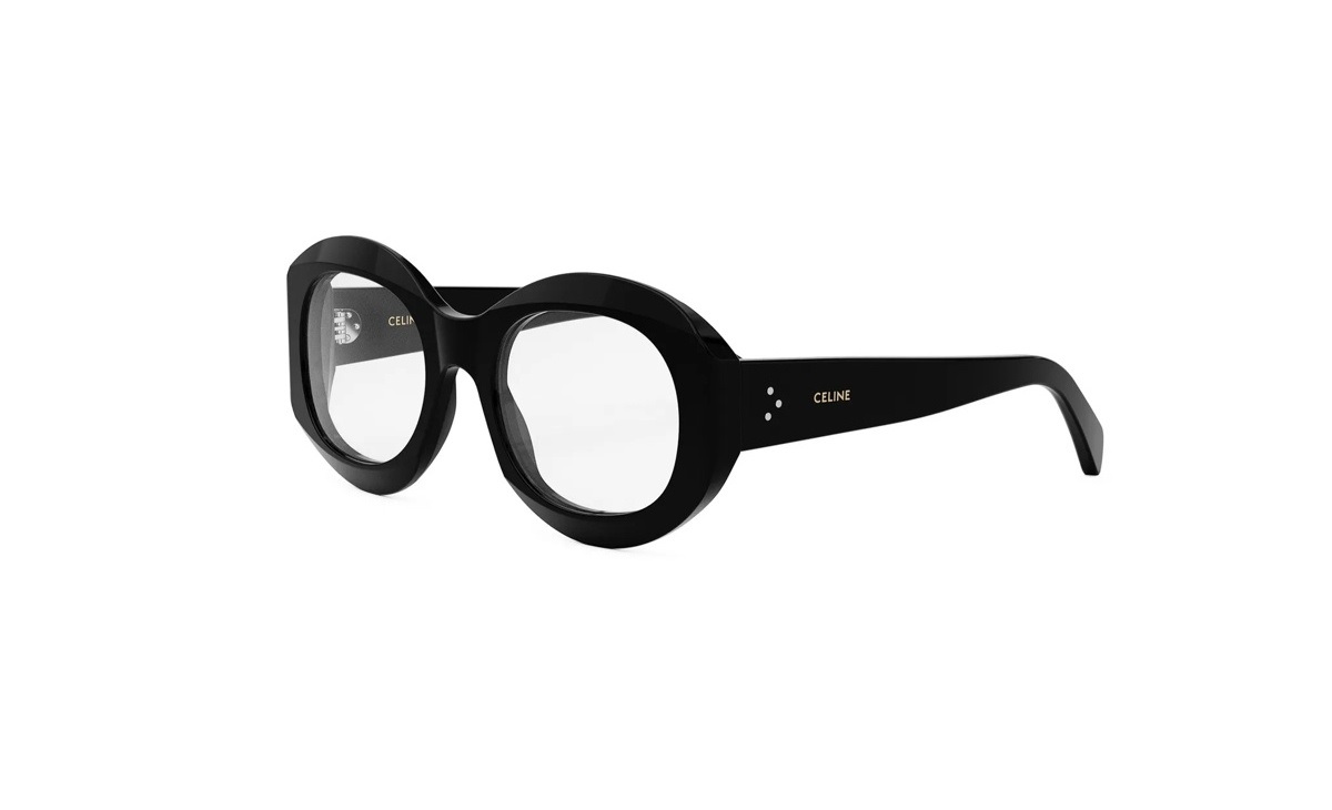 Celine Demo Round Ladies Eyeglasses CL501491 001 53