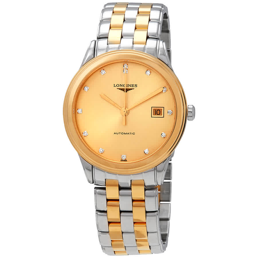 Longines Flagship Champagne Diamond Dial Mens Watch L49743377 1540$