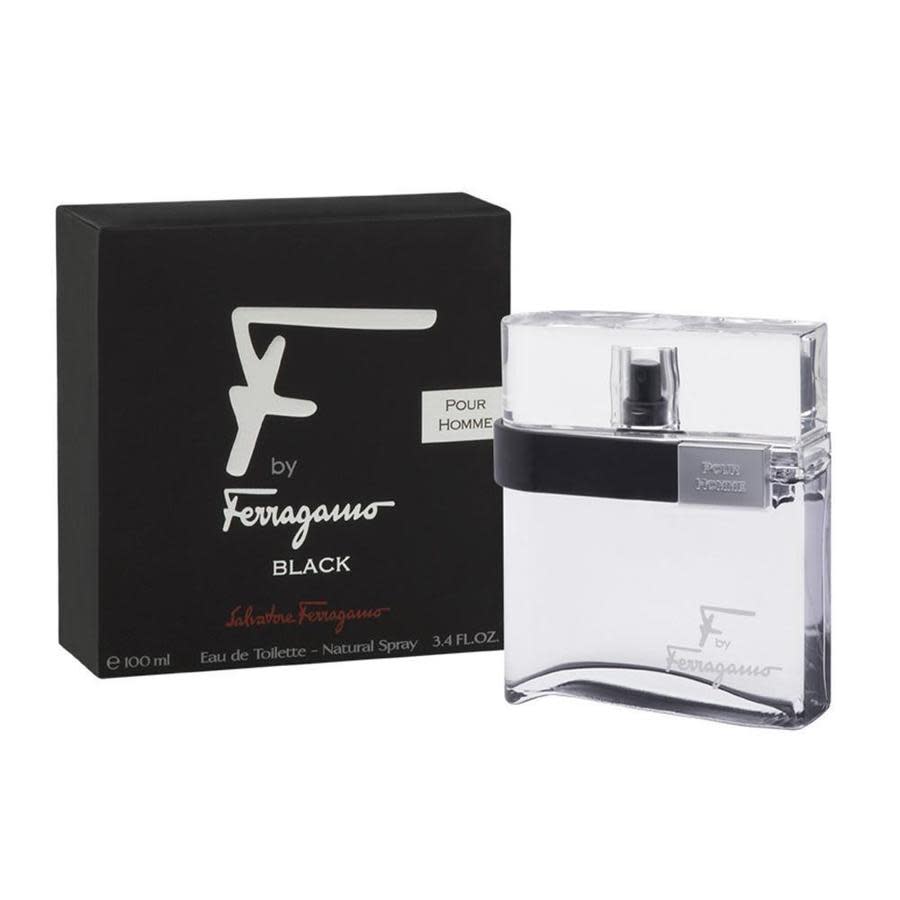 Salvatore Ferragamo Mens ''F'' Pour Homme Black EDT Spray 3.4 oz Fragrances 8032529118050