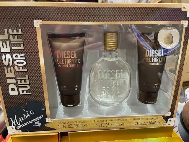 Diesel Mens Fuel For Life Men Gift Set Fragrances 608940582299