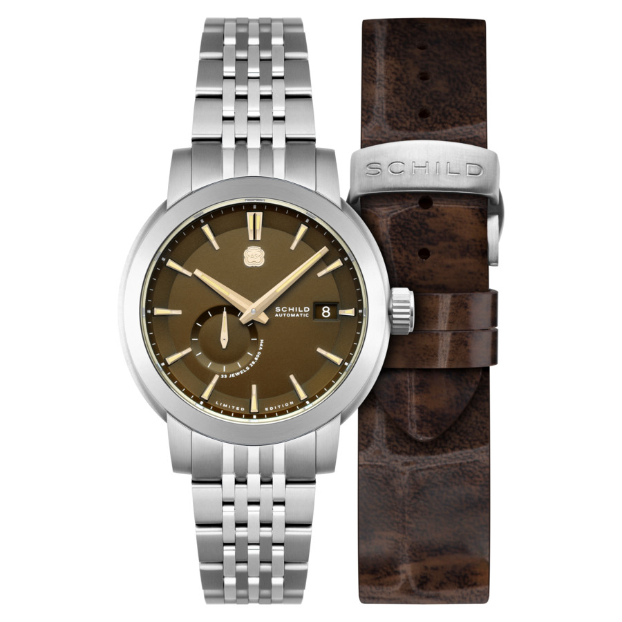 Schild Heinrich Brown Dial Mens Watch SC-1017-77 379$