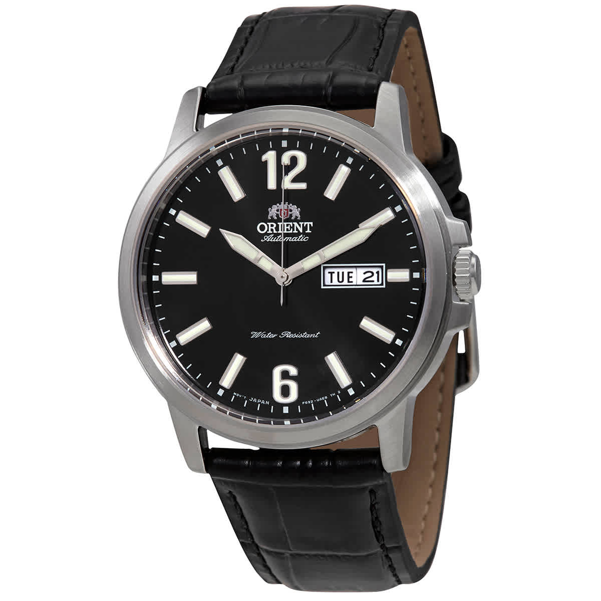 Orient Contemporary Automatic Black Dial Mens Watch RA-AA0C04B19B 144$