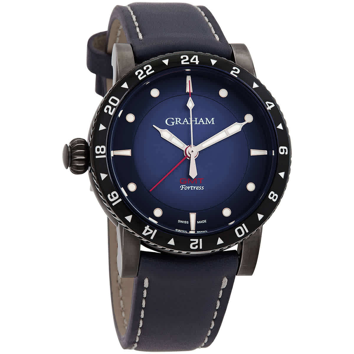 Graham Fortress GMT Automatic Blue Dial Mens Watch 2FOBV.U03A