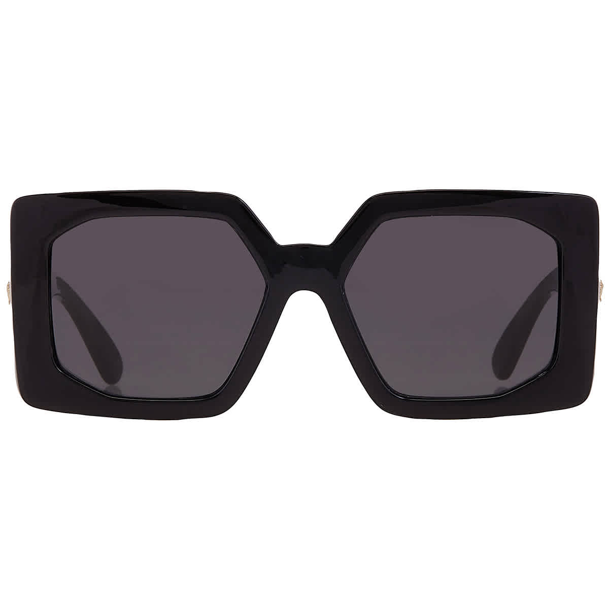 Versace Woman Sunglass VE4478U - Frame color: Black, Lens color: Dark Grey