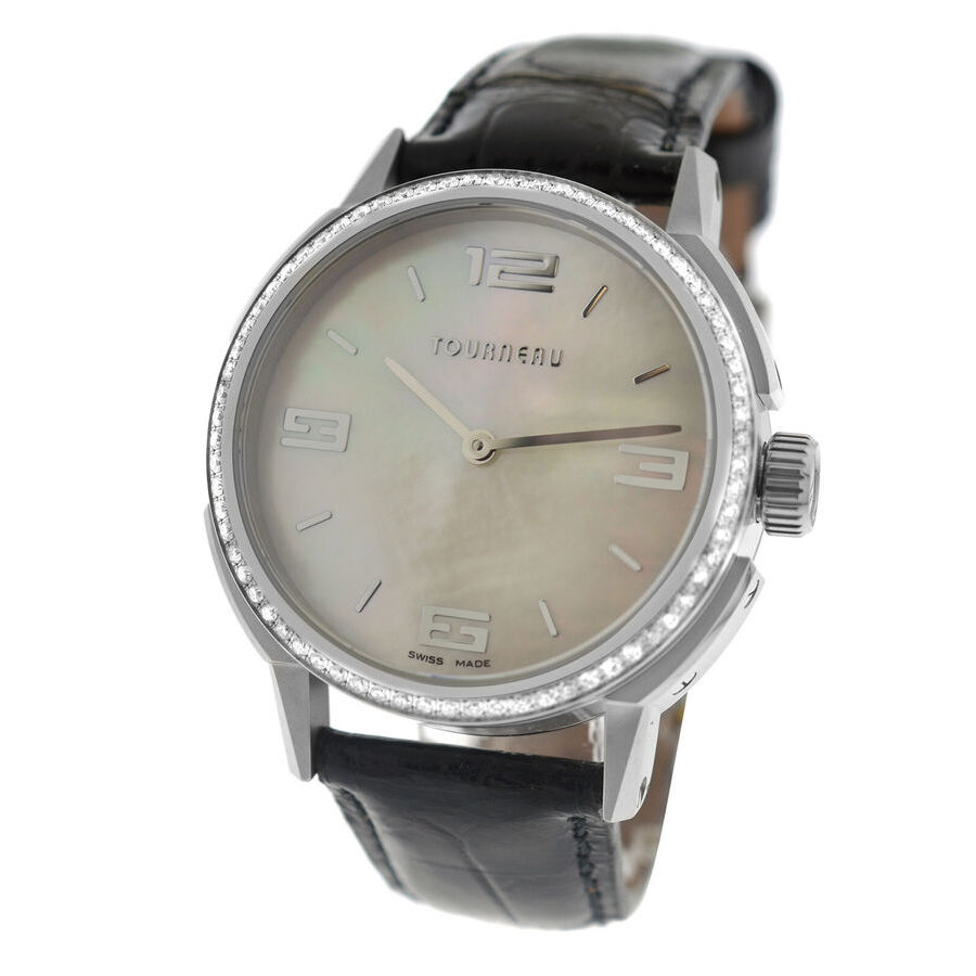 Pre-owned Tourneau Tny Roventa Quartz Diamond Ladies Watch TNY350707009-B