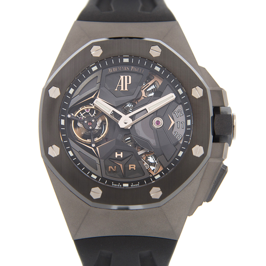 Pre-owned Audemars Piguet Tourbillon Concept GMT Black Dial Mens Watch 26589IOOOD002CA01 142000$