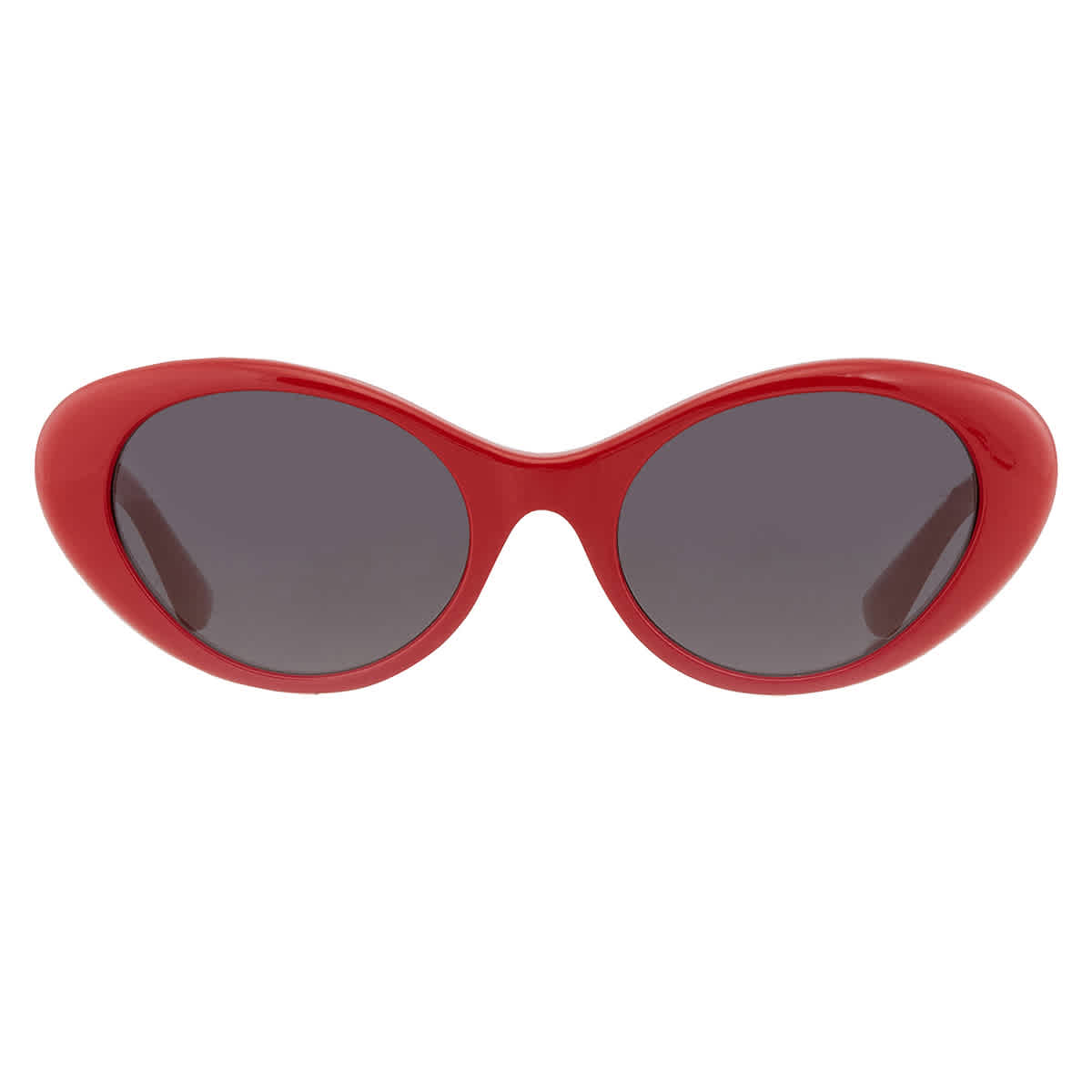 Versace Dark Grey Oval Ladies Sunglasses VE4455U 534487 53