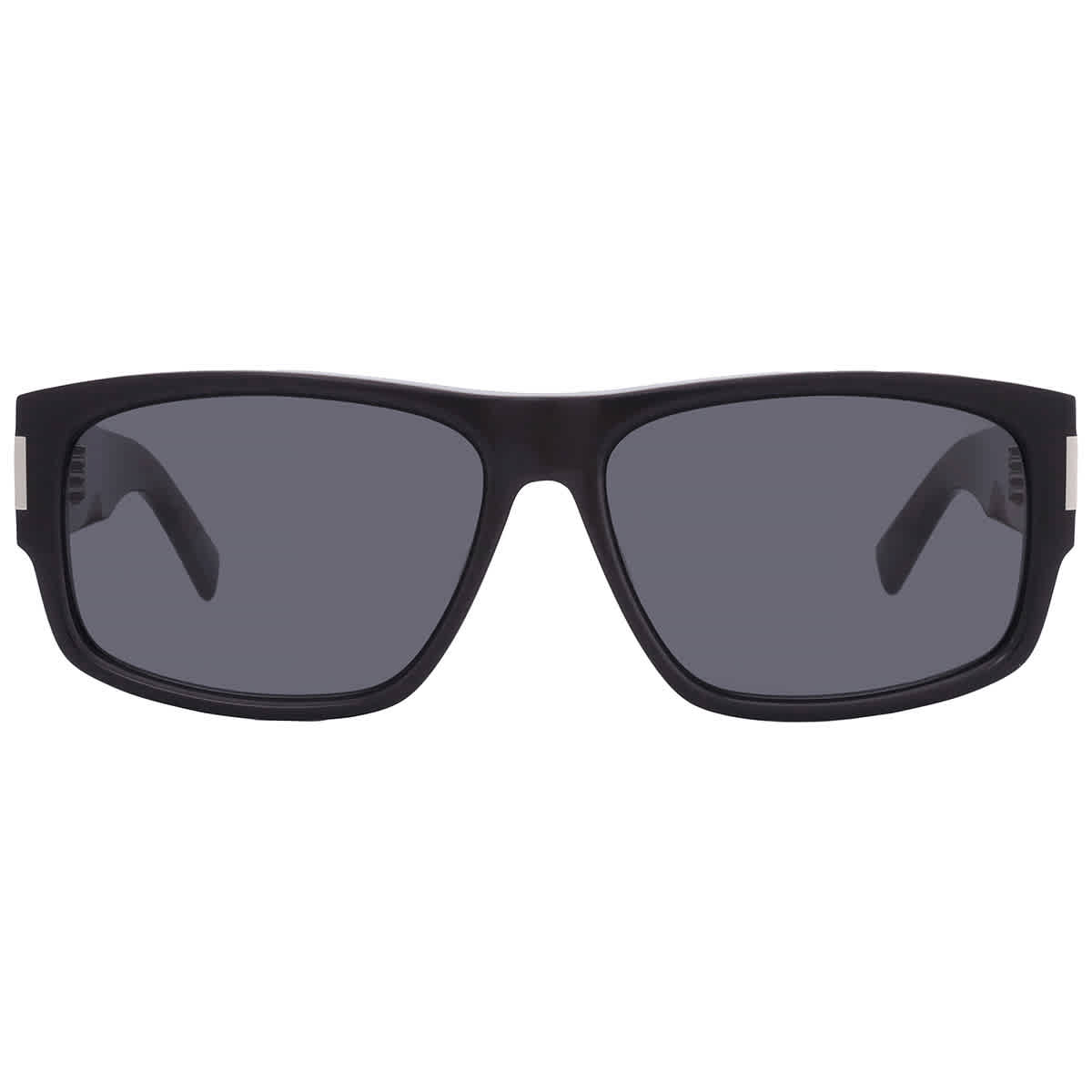 Saint Laurent Dark Grey Rectangular Mens Sunglasses SL 689 001 59