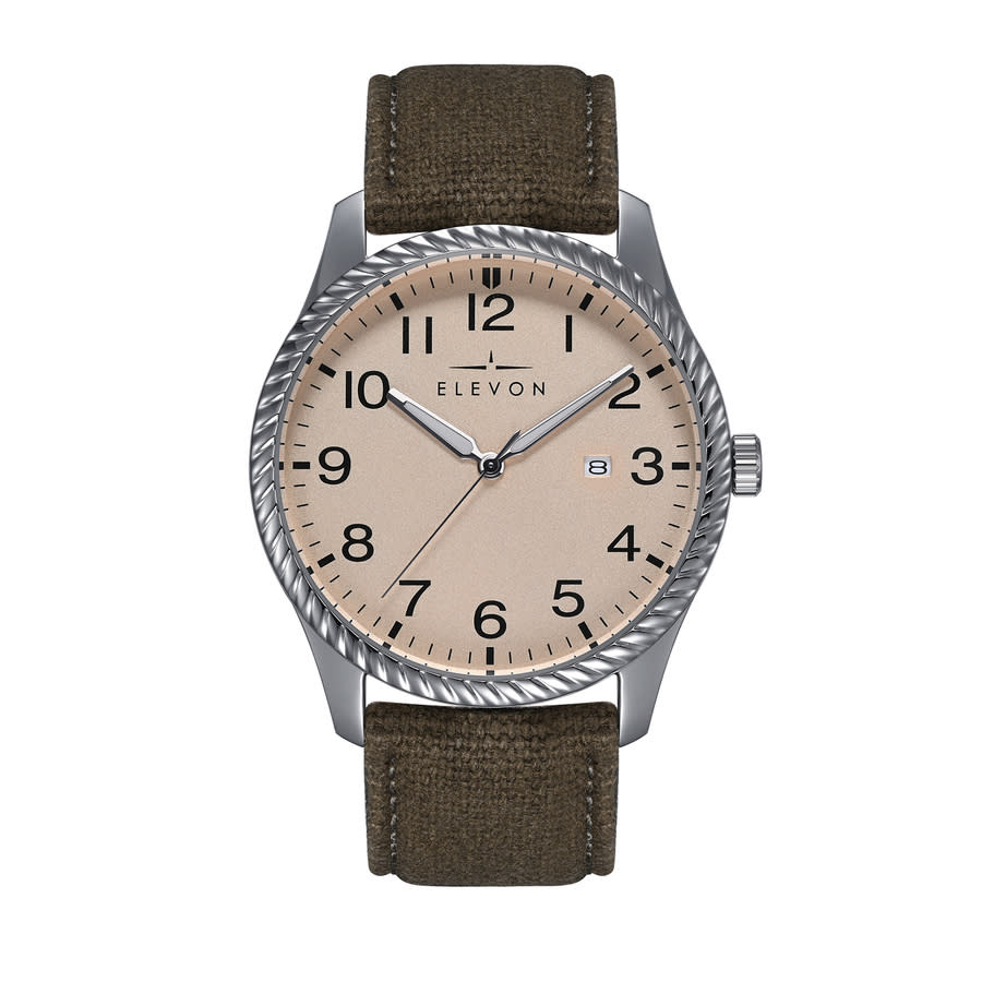 Elevon Crosswind Silver-tone Dial Mens Watch ELE128-5